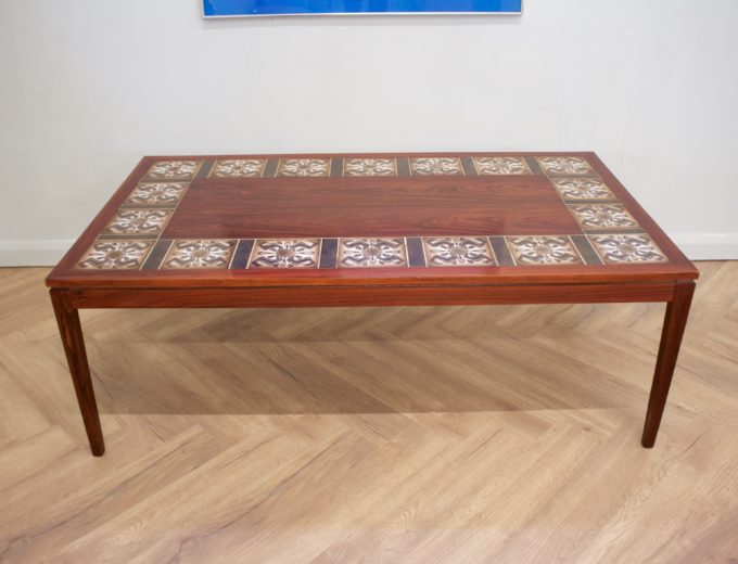Mid Century Retro Danish Rosewood Large Oversize Coffee Table #0397 1