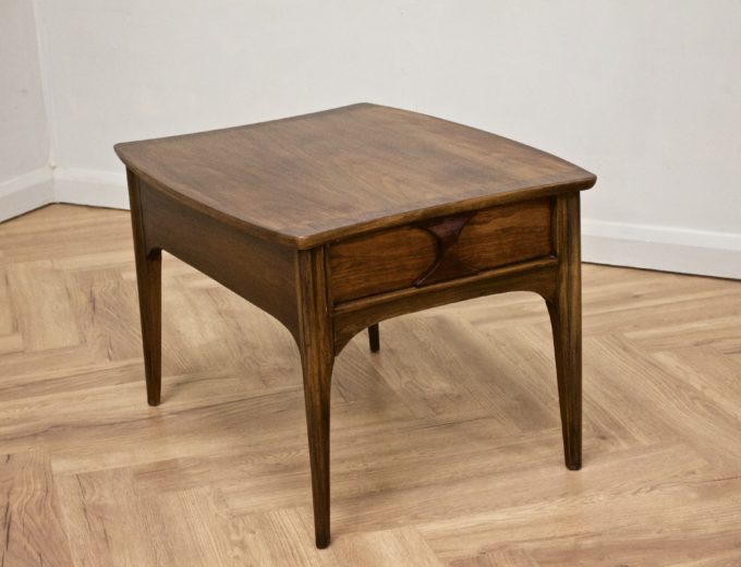 Mid Century Walnut Coffee / Side Table from J B Van Sciver Co (2 Available) #0579 #0580 0
