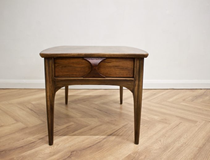 Mid Century Walnut Coffee / Side Table from J B Van Sciver Co (2 Available) #0579 #0580 4