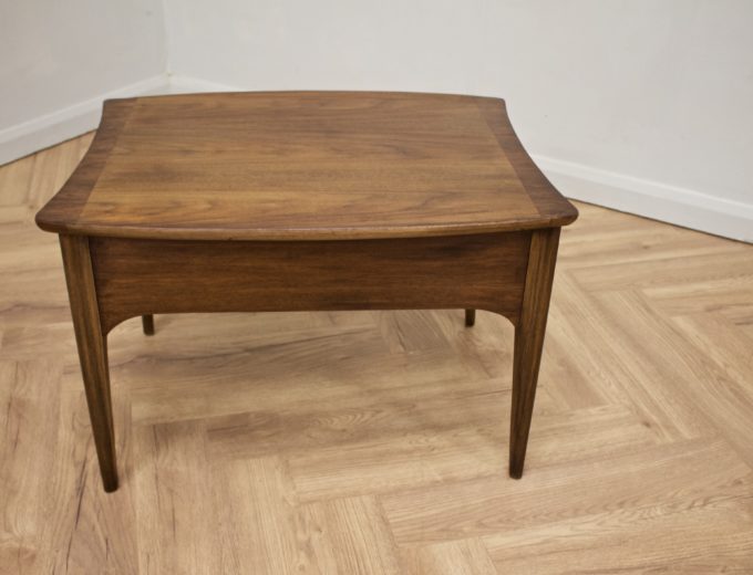 Mid Century Walnut Coffee / Side Table from J B Van Sciver Co (2 Available) #0579 #0580 5