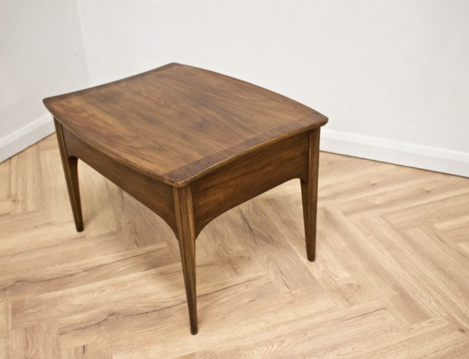 Mid Century Walnut Coffee / Side Table from J B Van Sciver Co (2 Available) #0579 #0580 6