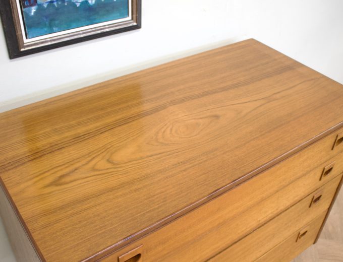 Mid Century Retro Teak Chest of Drawers from Alfred Cox #0611 4