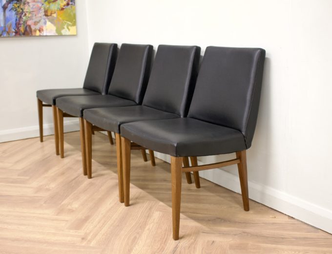 Mid Century Retro Set of 4 Teak Dining Chairs by Kofod Larsen for G Plan #0610 1
