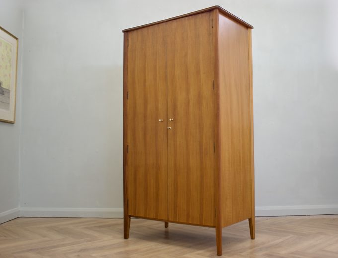 Mid Century Teak Wardrobe From Younger #0645 1