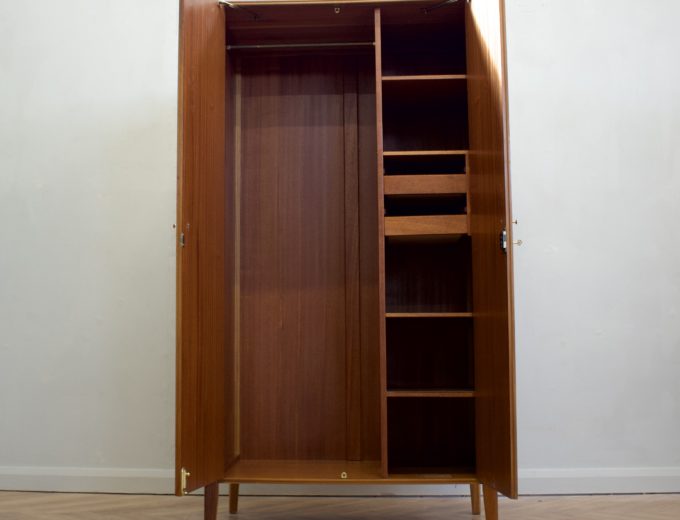 Mid Century Teak Wardrobe From Younger #0645 5