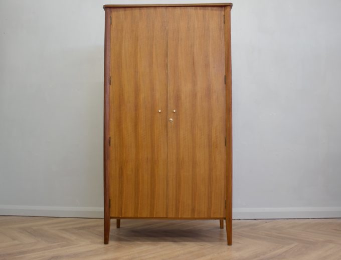 Mid Century Teak Wardrobe From Younger #0645 0