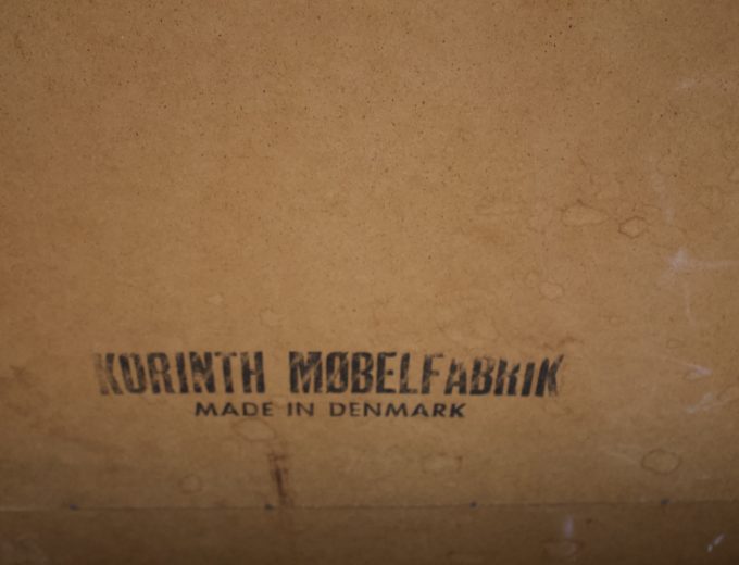 Mid Century Danish Teak Bureau Korinth Mobelfabrik #0651 1