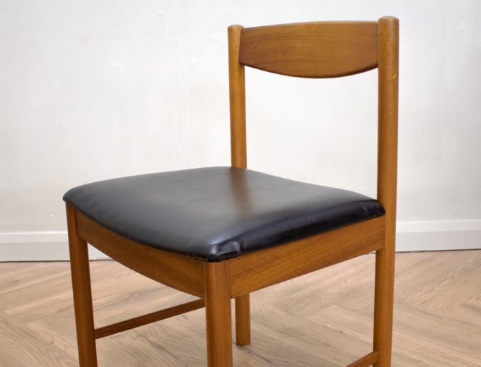 Mid Century Set of 5 Teak Dining Chairs from McIntosh #0666 2