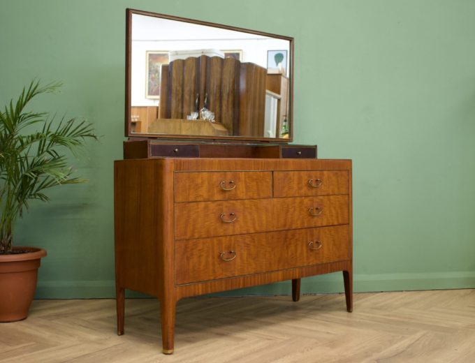 Mid Century Mahogany Dressing Table Chest From Greaves and Thomas #0817 5