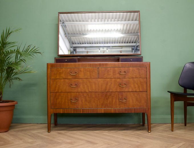 Mid Century Mahogany Dressing Table Chest From Greaves and Thomas #0817 0
