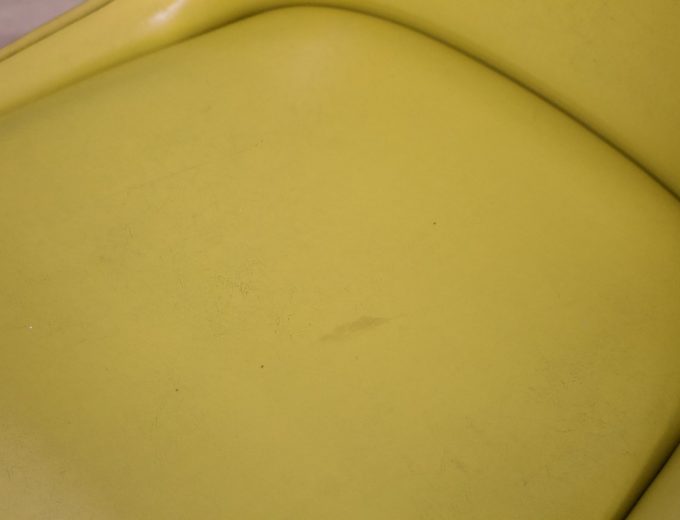Mid Century Retro Set of 4 Teak Dining Chairs Mustard #0844 6