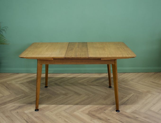 Mid Century Walnut Extending Dining Table from Alfred Cox #0874 6