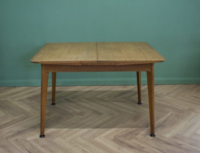 Mid Century Walnut Extending Dining Table from Alfred Cox #0874 2