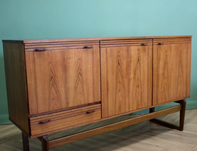 Mid Century Rosewood Sideboard from Nathan #0937 9