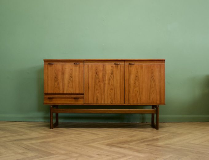 Mid Century Rosewood Sideboard from Nathan #0937 1