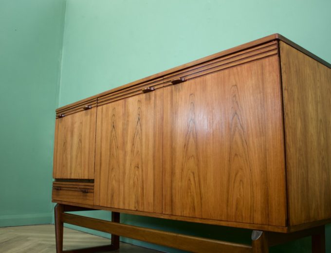 Mid Century Rosewood Sideboard from Nathan #0937 3