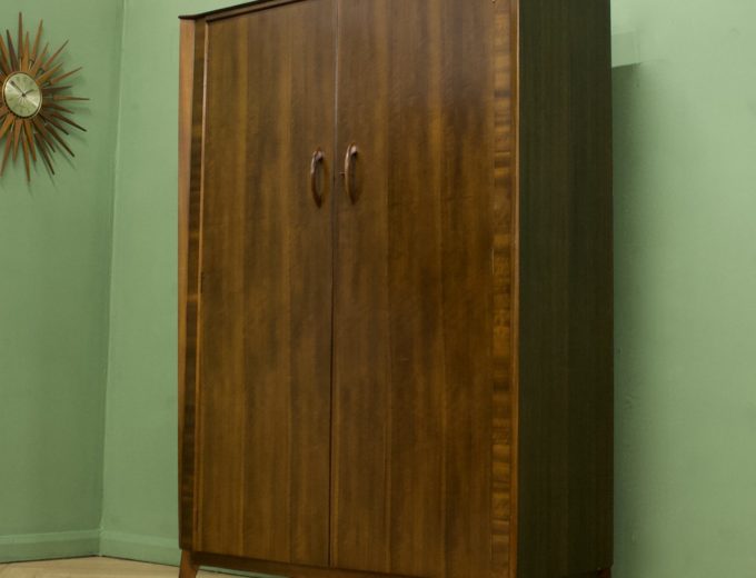 Mid Century Walnut Wardrobe FromWaring and Gillow #1039 1