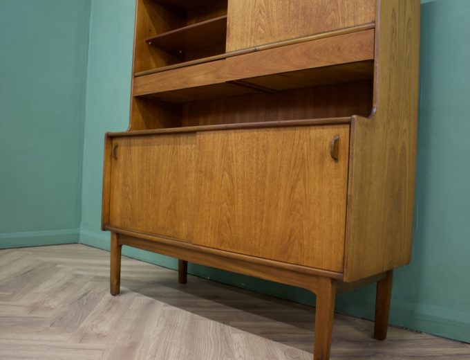 Mid Century Teak Drinks Cabinet High Sideboard From Nathan #1084 2