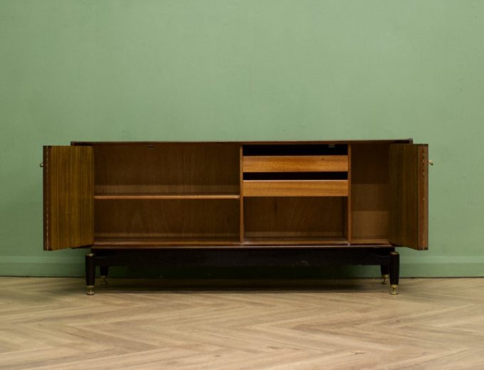 Mid Century Tola and Black Sideboard from G Plan #1082 4