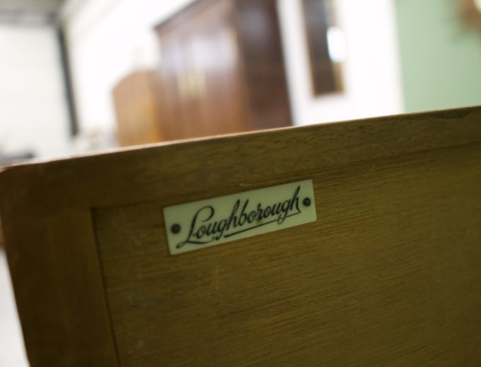 Mid Century Mahogany & Teak Loughborough Cupboard Sideboard – Heals – 1950s #1086 7
