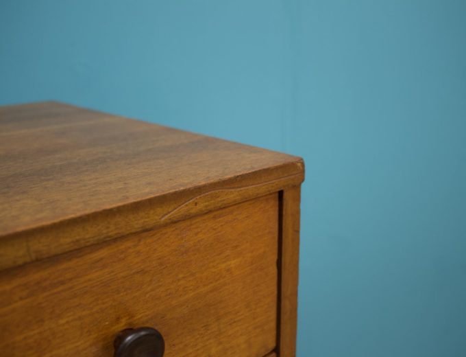Mid Century Teak Tallboy Chest of Drawers from Nathan #1128 9