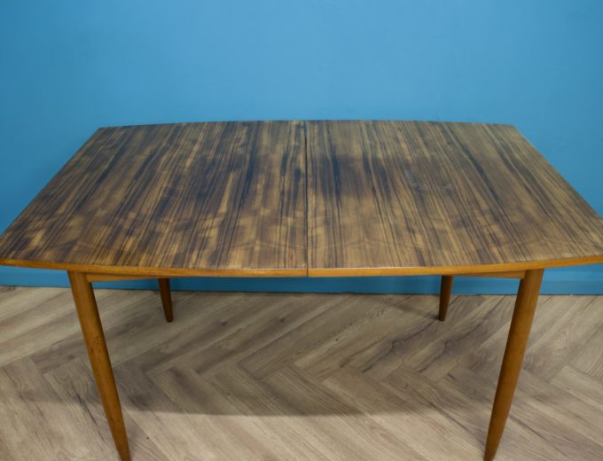 Mid Century Walnut Extending Dining Table #1153 0