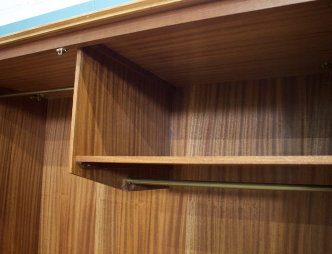 Mid Century Oak Wardrobe from Meredew, 1960s #1343 6