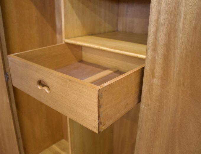 Vintage Art Deco Oak Wardrobe from G Plan (E Gomme), 1930s 2