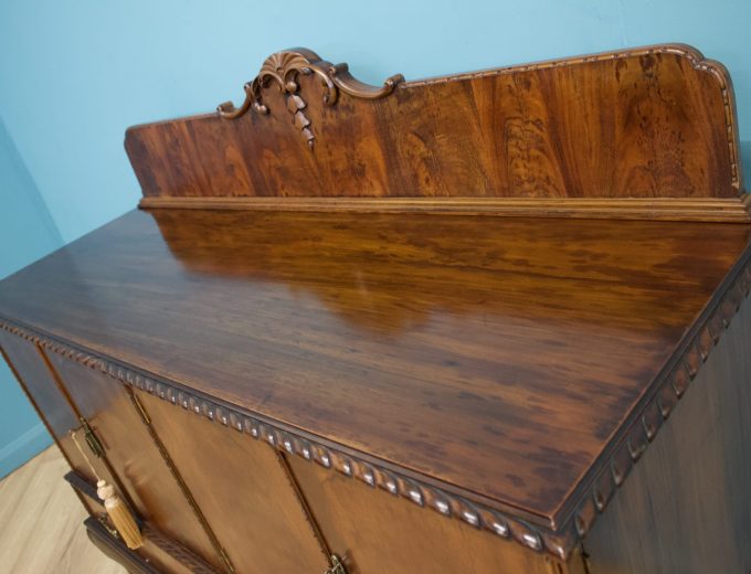 Vintage Antique Chippendale Style Mahogany Sideboard, 1920s #1548 6