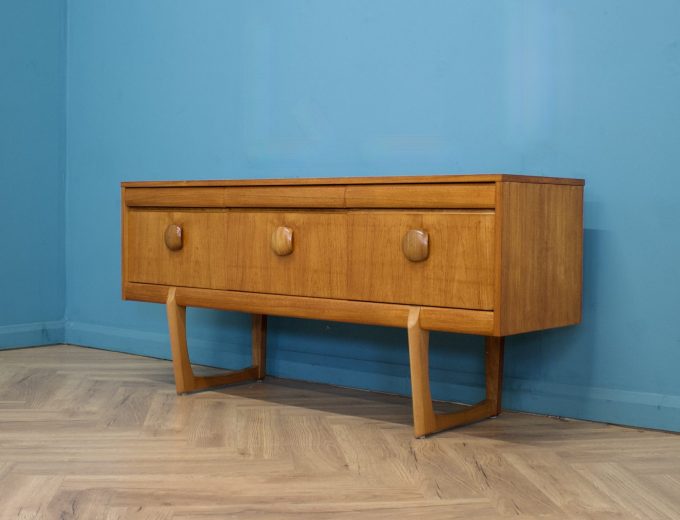 ***SOLD***Mid Century Teak Compact Sideboard From Elliots of Newbury, 1960s #1555 5
