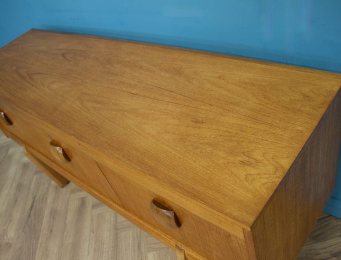 ***SOLD***Mid Century Teak Compact Sideboard From Elliots of Newbury, 1960s #1555 1