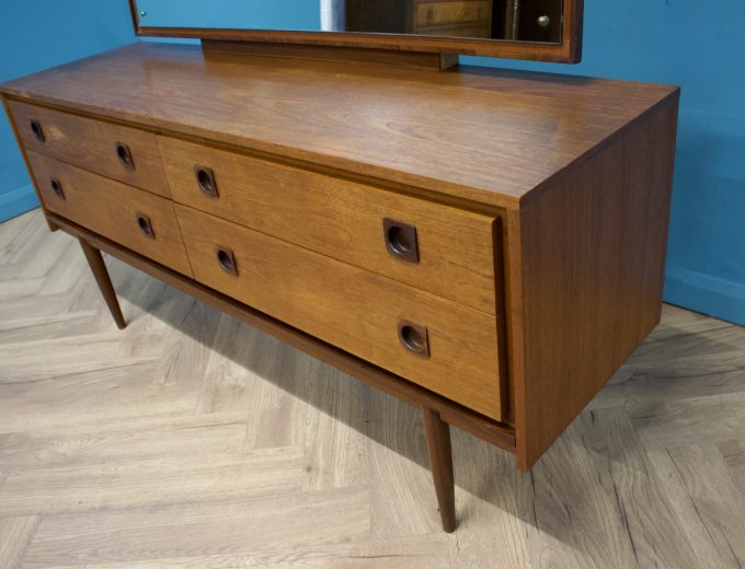 Mid Century Teak Dressing Table Chest from Wrighton, 1960s #1578 5
