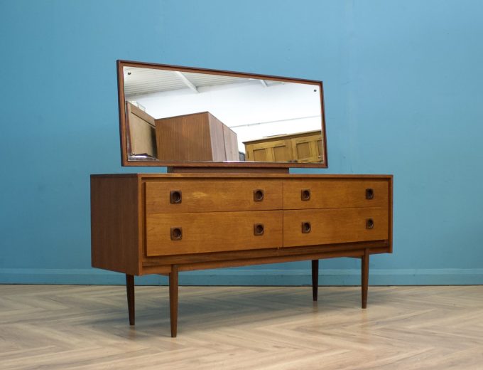 Mid Century Teak Dressing Table Chest from Wrighton, 1960s #1578 0