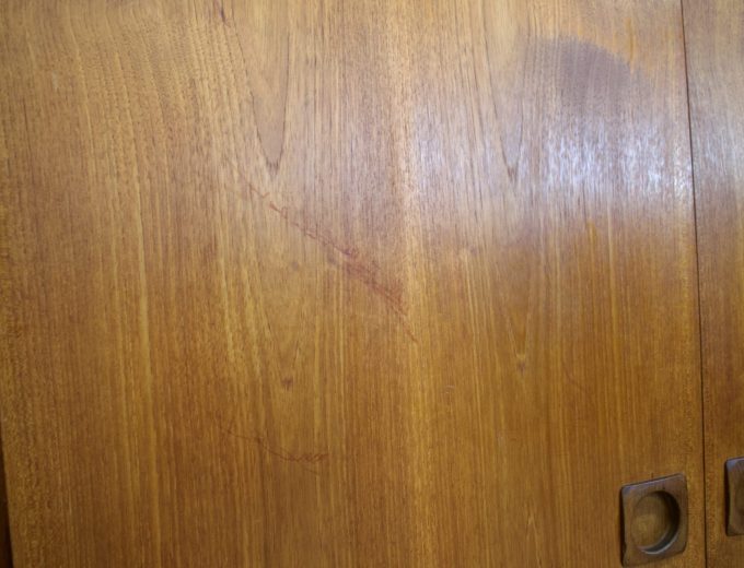 Mid Century Teak Wardrobe from Wrighton, 1960s 2 of 2 #1587 4