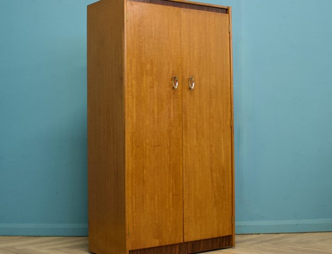 Mid Century Teak Wardrobe, 1960’s #1584 0