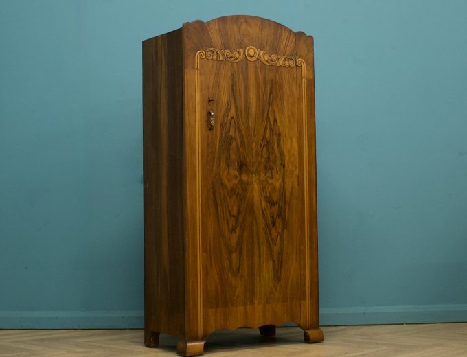 Vintage Oak Compact Compactum Wardrobe, 1930s, #1632 0