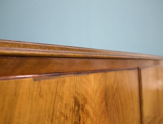 Vintage Walnut Sideboard Drinks Cabinet from Waring and Gillow, 1930s #1601 1