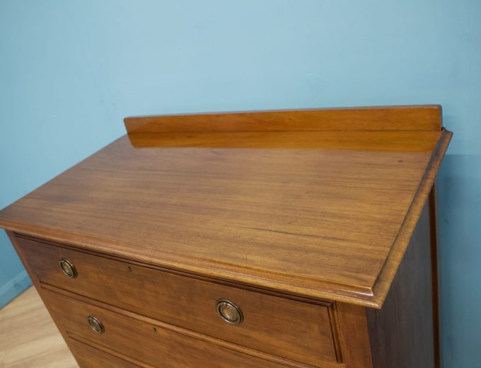 Antique Vintage Edwardian Mahogany Chest of Drawers, 1900s #1618 3