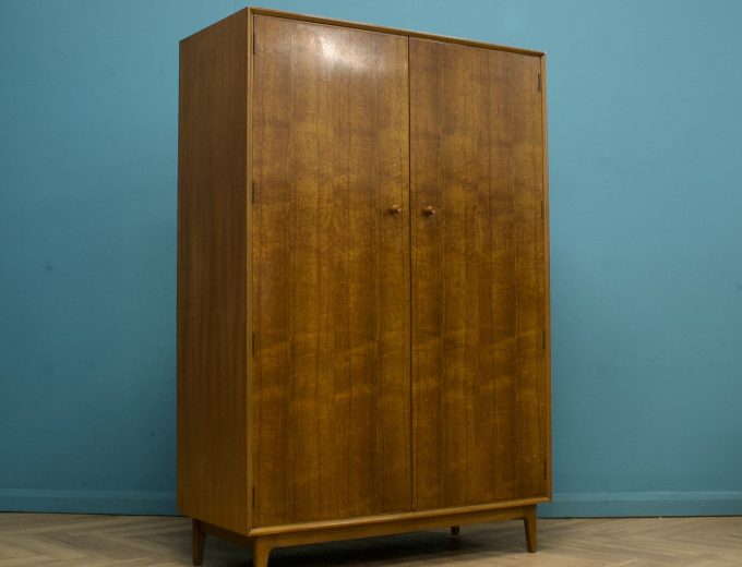Mid Century Teak Wardrobe Gimson and Slater Vesper, 1960s #1643 0