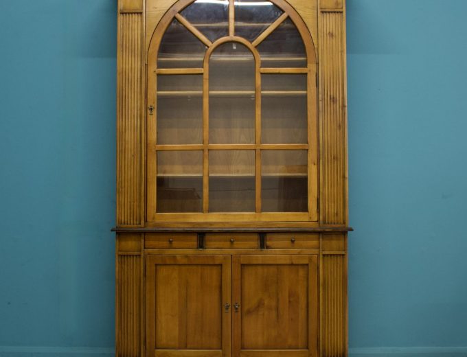 De Bournais French Cherrywood China Cabinet Bookcase #1647 8