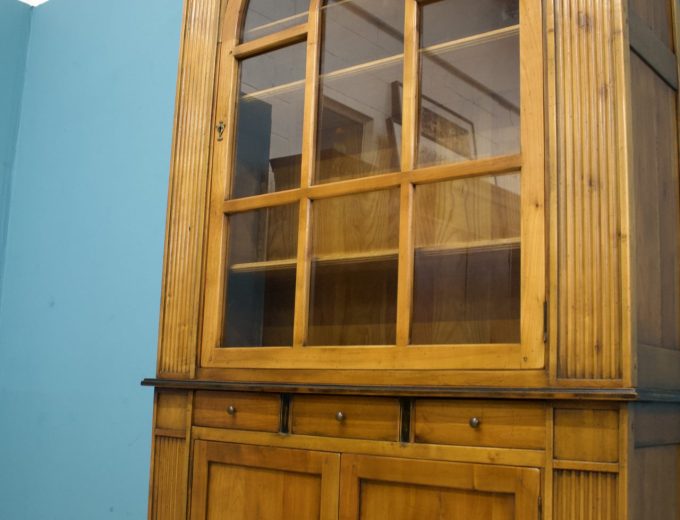 De Bournais French Cherrywood China Cabinet Bookcase #1647 6