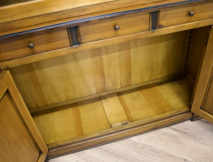 De Bournais French Cherrywood China Cabinet Bookcase #1647 2