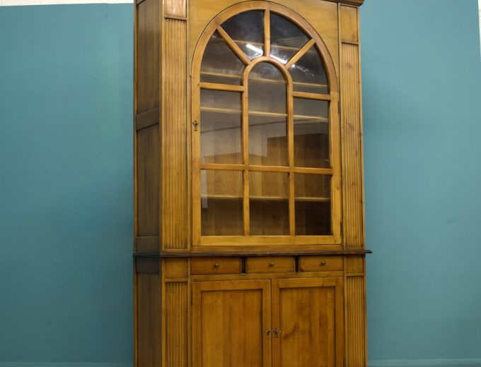 De Bournais French Cherrywood China Cabinet Bookcase #1647 0