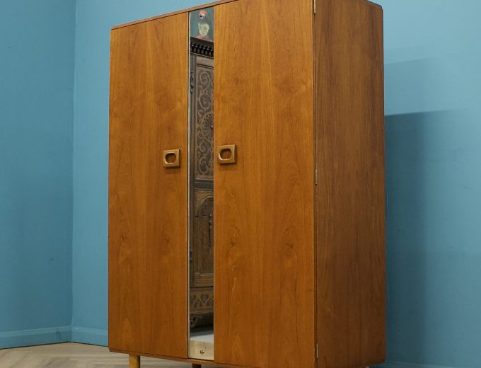 Mid Century Teak Wardrobe from Stonehill, 1960s #1676 9