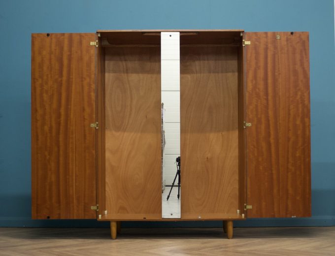 Mid Century Teak Wardrobe from Stonehill, 1960s #1676 5
