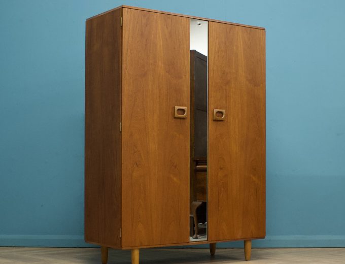 Mid Century Teak Wardrobe from Stonehill, 1960s #1676 0