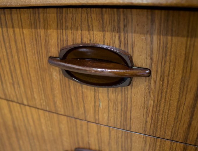 Mid Century Teak Compact Sideboard, 1960s #1679 3