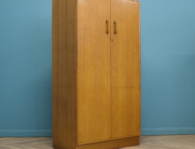 Mid Century Oak Brandon Wardrobe from G Plan, 1950s #1707 0