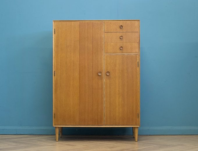 Mid Century Oak Compactum Compact Wardrobe from Meredew, 1960s #1733 10
