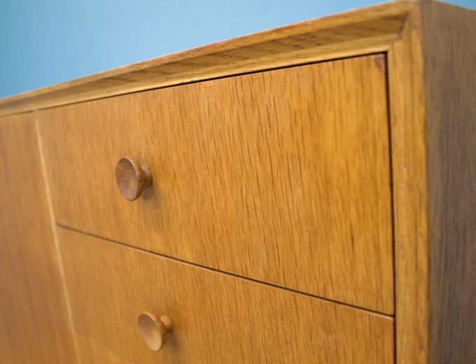 Mid Century Oak Compactum Compact Wardrobe from Meredew, 1960s #1733 7